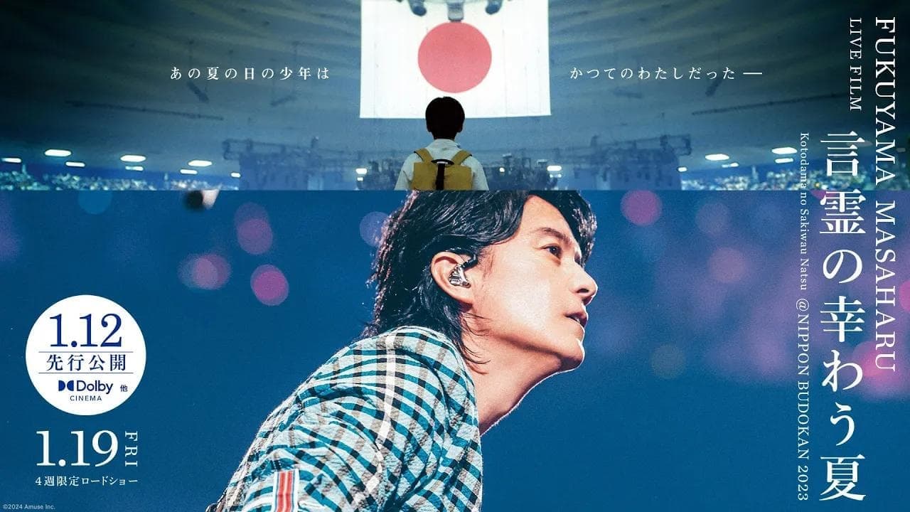 FUKUYAMA MASAHARU LIVE FILM Kotodama no Sakiwau Natsu @NIPPON BUDOKAN 2023 Vider