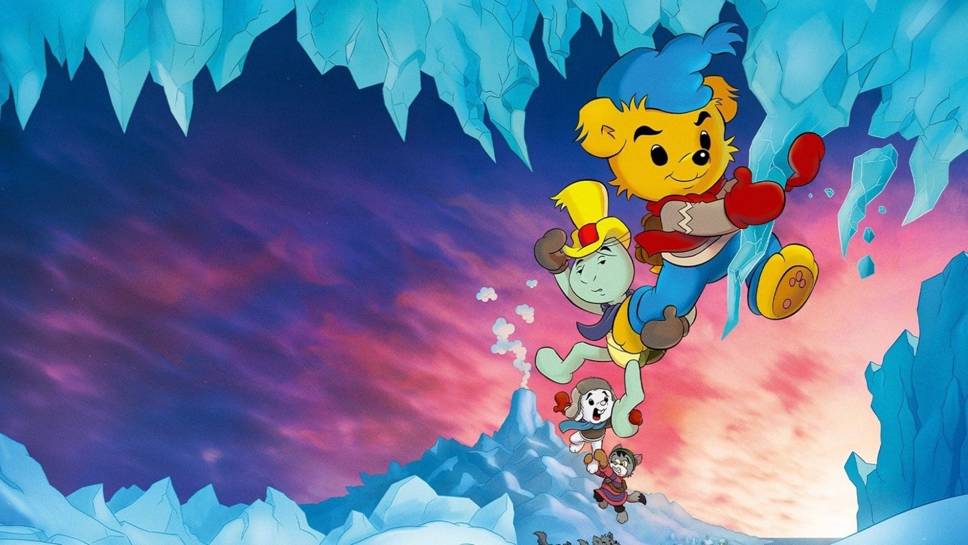 Miś Bamse na wulkanie Vider